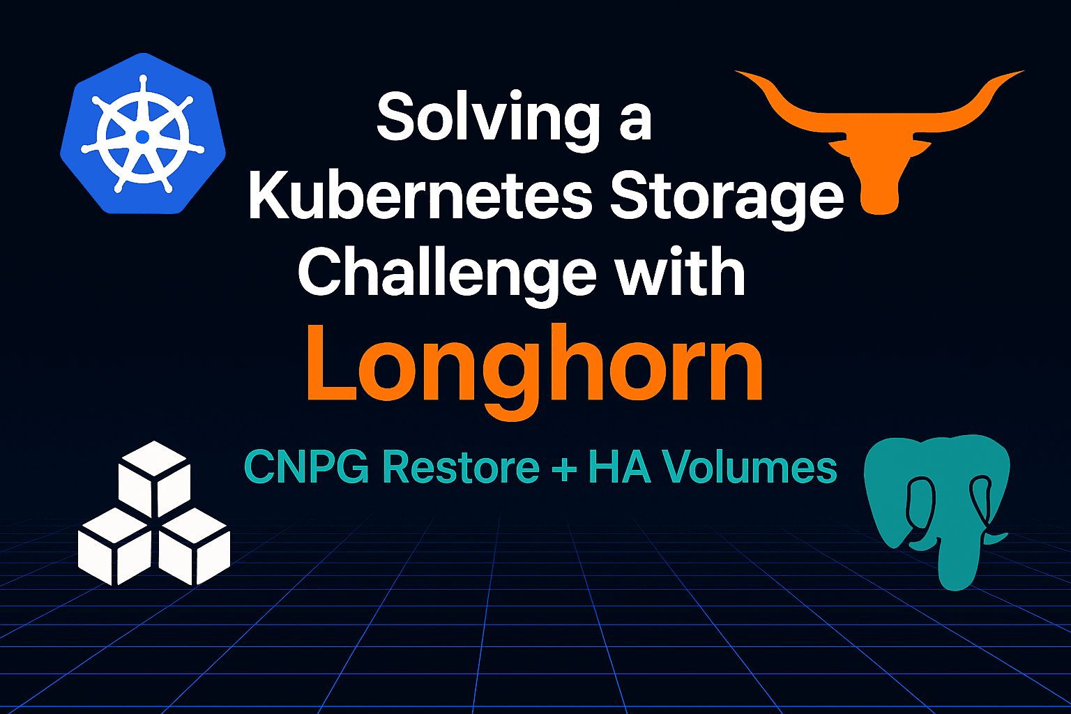 Longhorn-Restoring a PostgreSQL Cluster